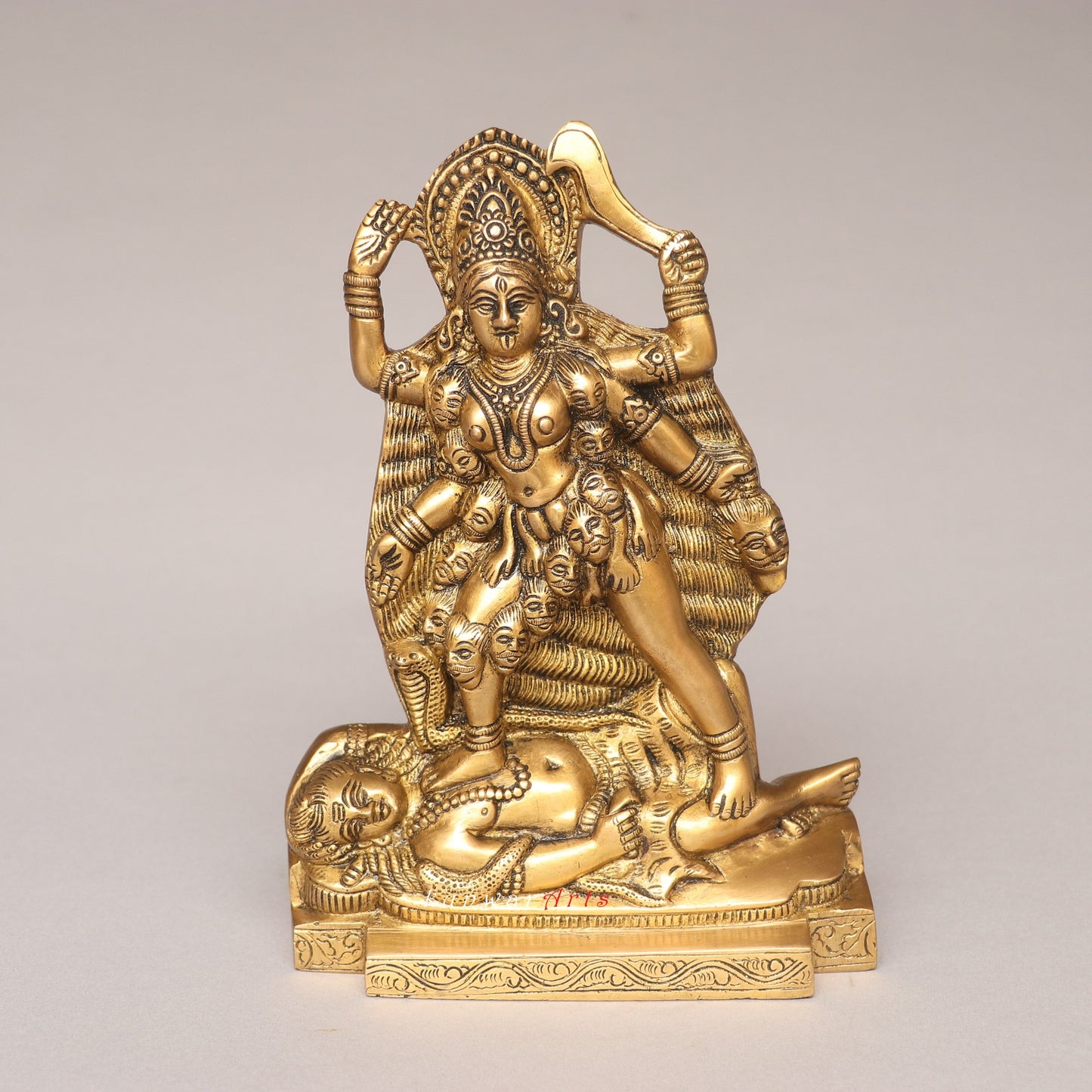 Brass Goddess Kali Idol