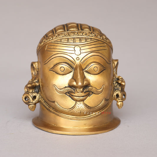 Brass Superfine Shiva Mukhalingam Head