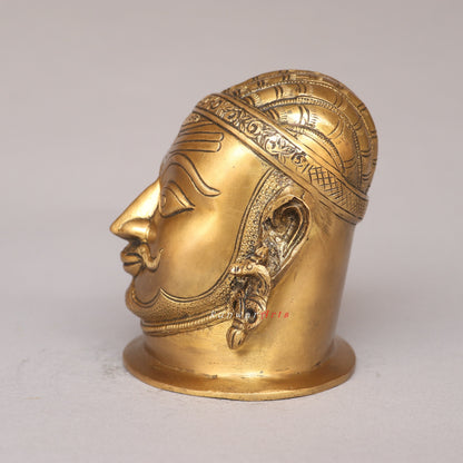 Brass Superfine Shiva Mukhalingam Head