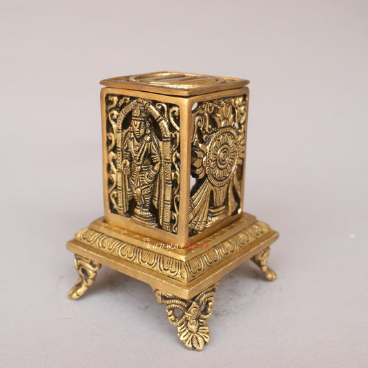 Brass Decorative Incense Burner Dhup Dani