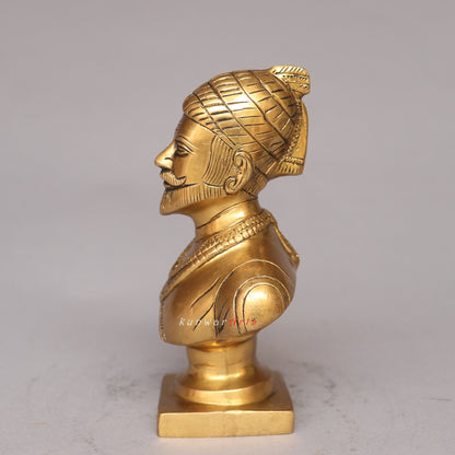 Chhatrapati Shivaji Brass Bust