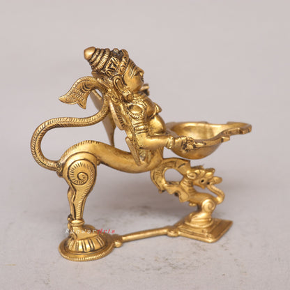 Brass Garuda Oil Lamp Tradition of Lighting