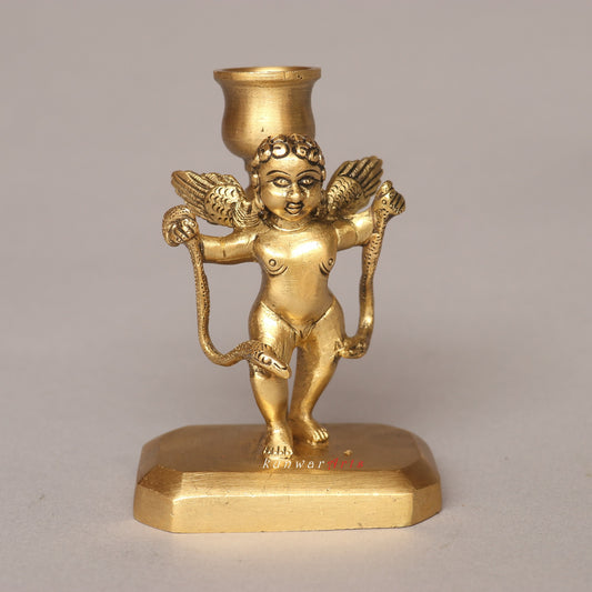 Brass Flying Angel Tealight Candle Holder 