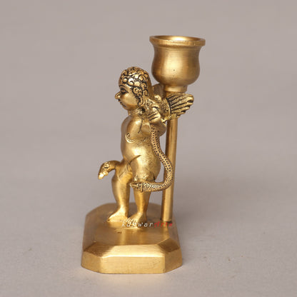 Brass Flying Angel Tealight Candle Holder 