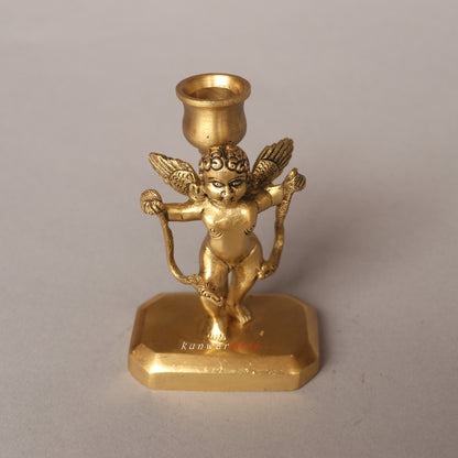 Brass Flying Angel Tealight Candle Holder 
