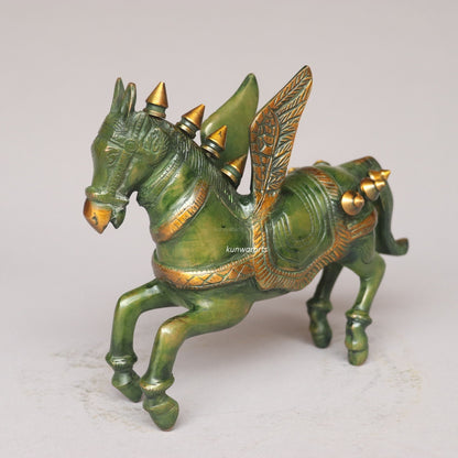 Brass Decorative Horse Sculpture