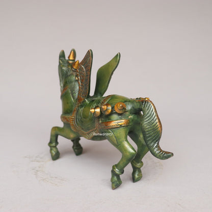 Brass Decorative Horse Sculpture