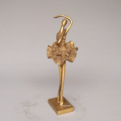Beauty of the Brass Ballerina Sculpture
