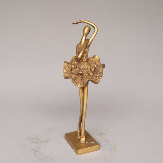 Beauty of the Brass Ballerina Sculpture