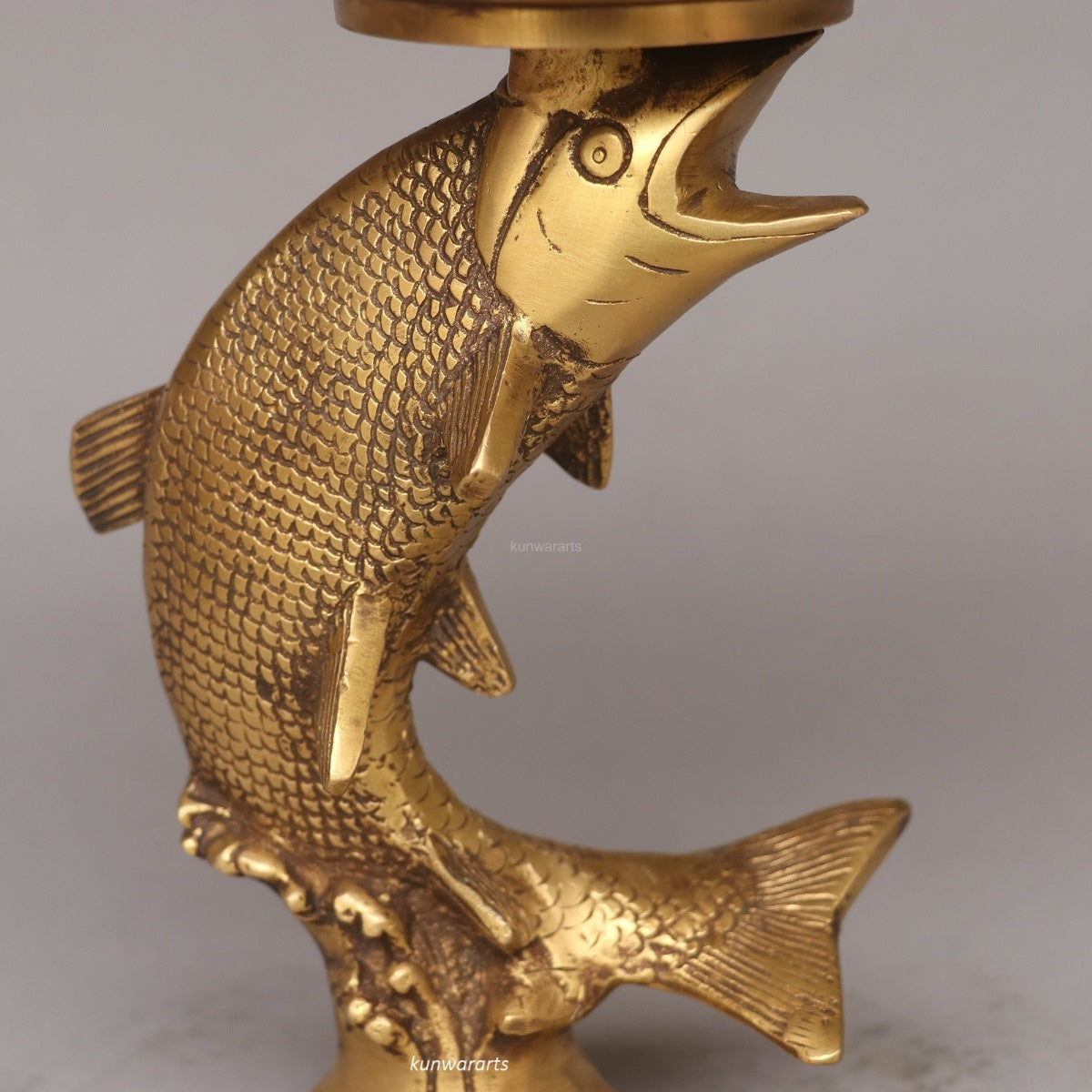 Brass Designer fish Urli