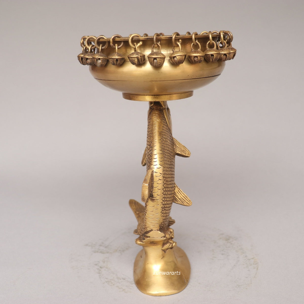 Brass Designer fish Urli