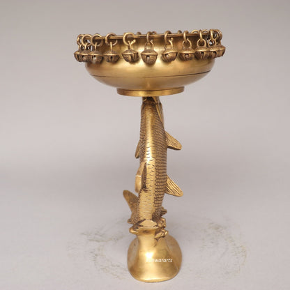 Brass Designer fish Urli