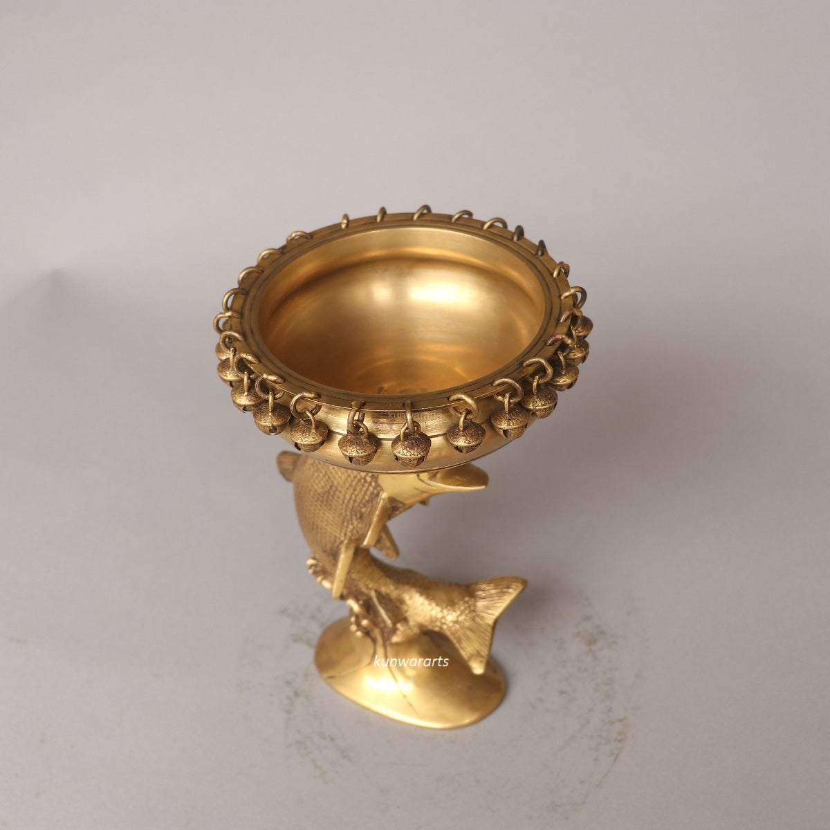 Brass Designer fish Urli