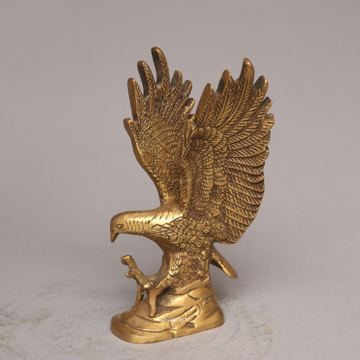 Brass Décor Eagle Idol