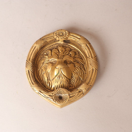 Lion Head Brass Door Knocker