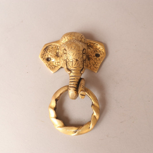 Brass Elephant Door Knocker