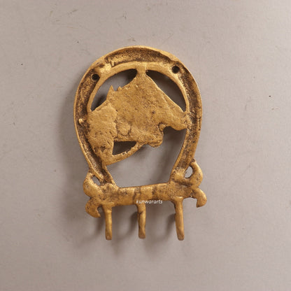 Brass Horse Wall Hook
