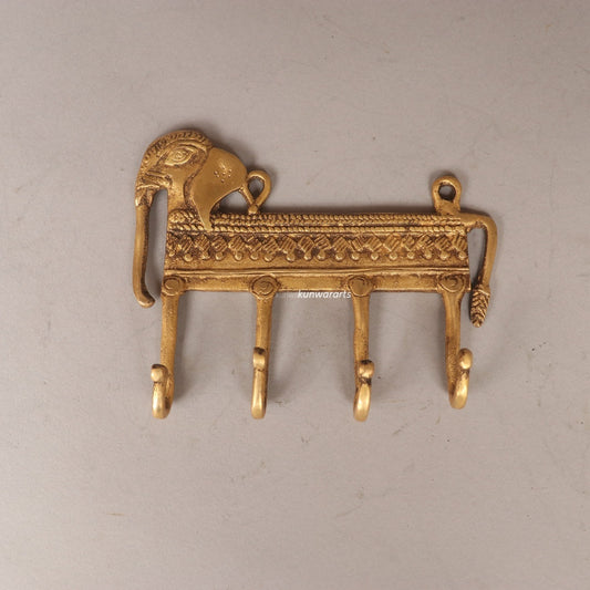 Brass Elephant Wall Hook