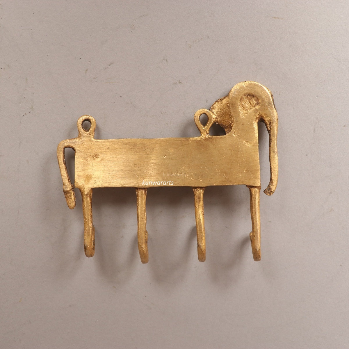 Brass Elephant Wall Hook