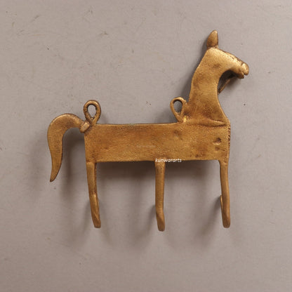 Brass Horse Wall Hook