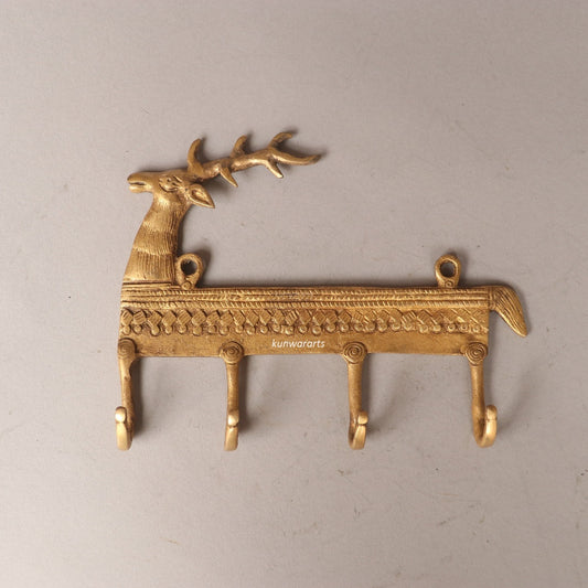 Brass Deer Wall Hook