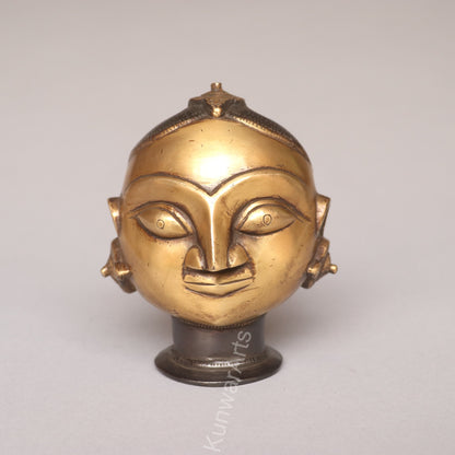 Brass Gauri Mukhlingam Head