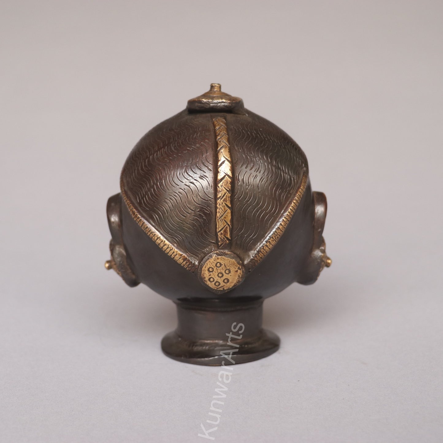 Brass Gauri Mukhlingam Head