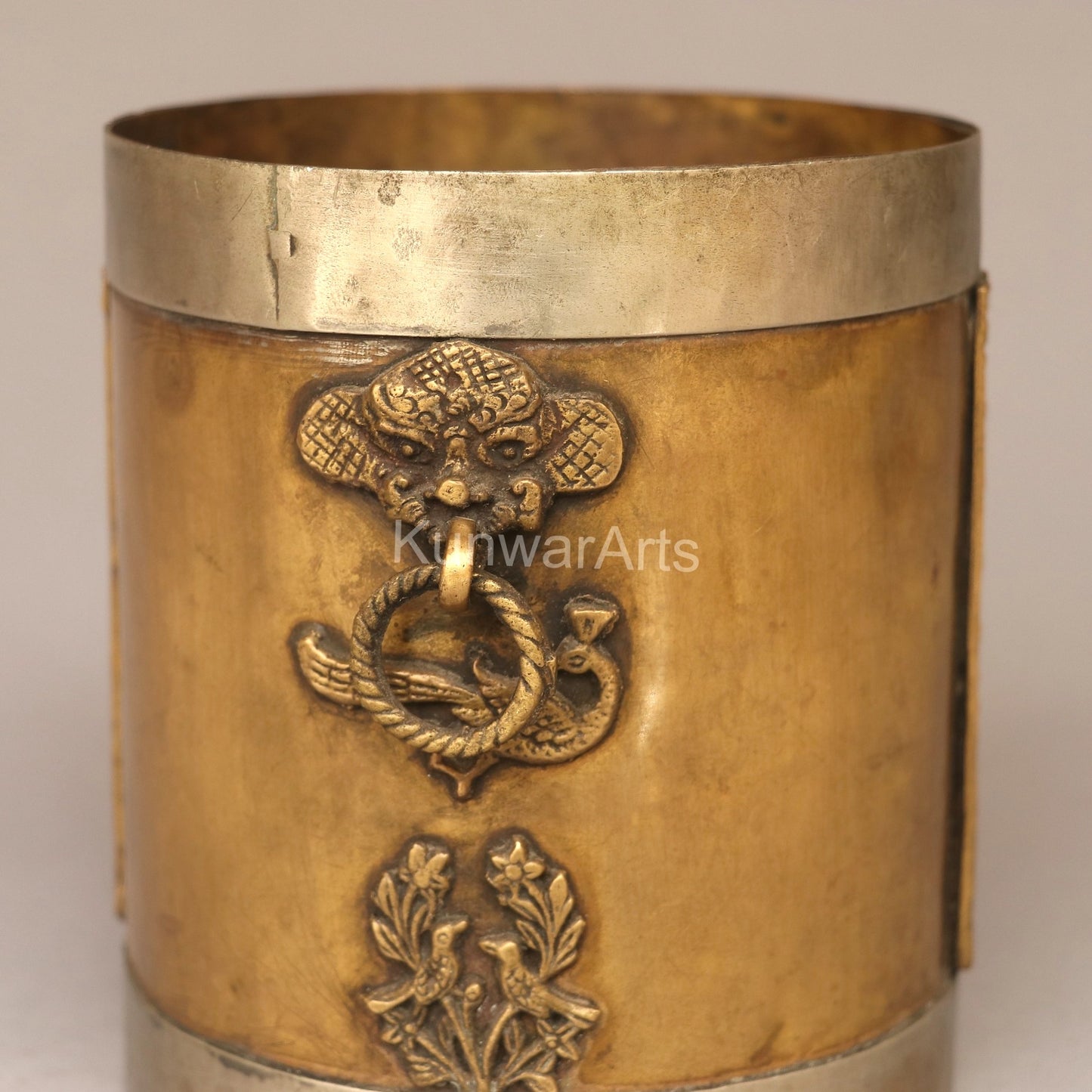 Brass Vintage Planter
