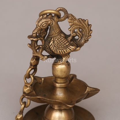 Peacock Oil Lamp
