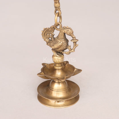Peacock Oil Lamp