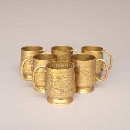 Brass Cup Set