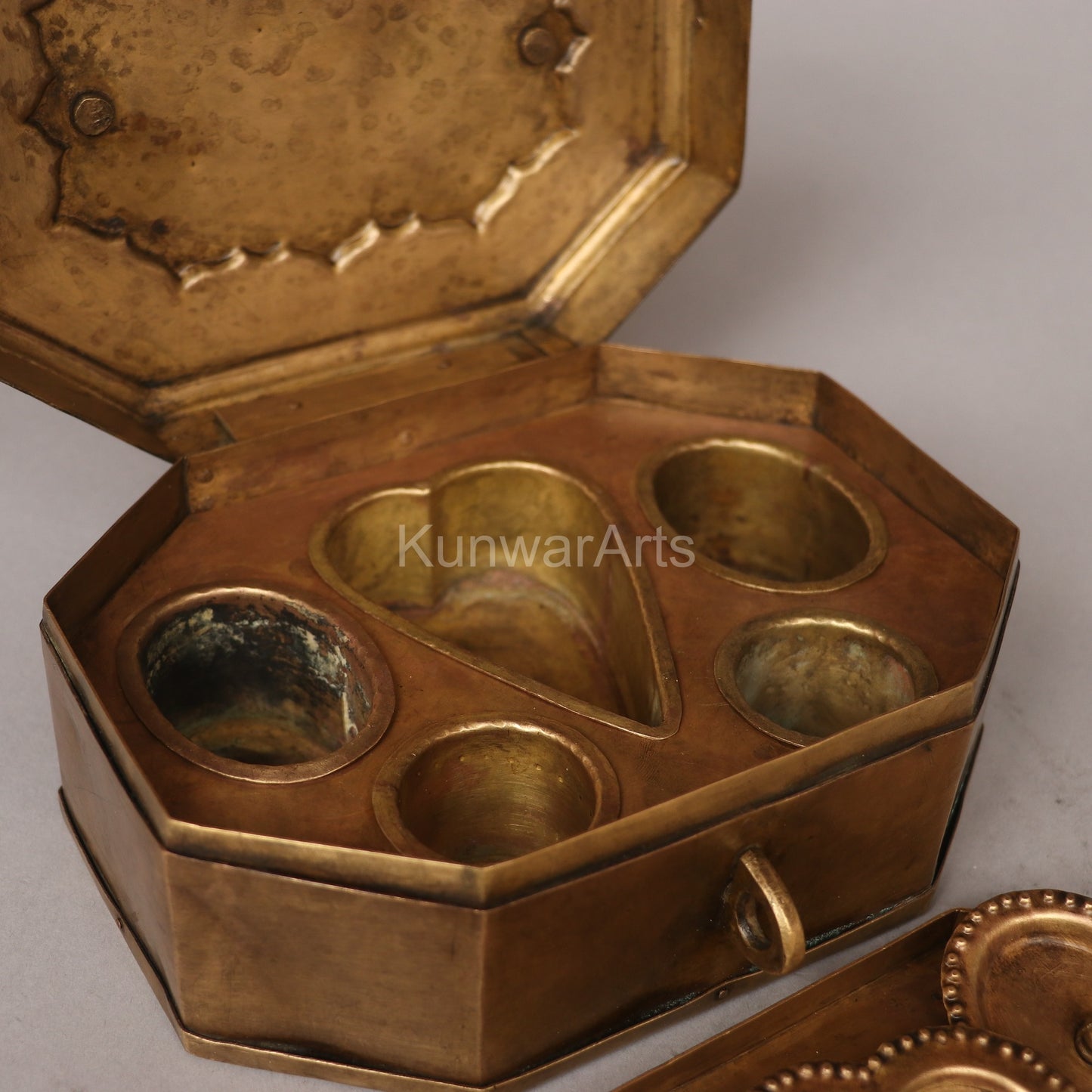 Brass Kumkum Box