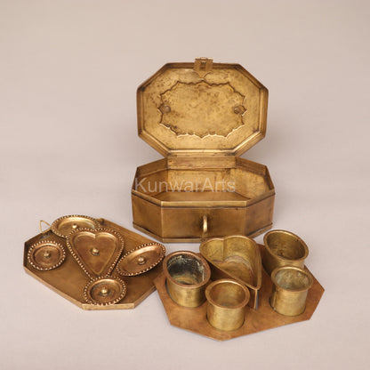 Brass Kumkum Box