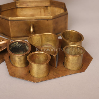 Brass Kumkum Box