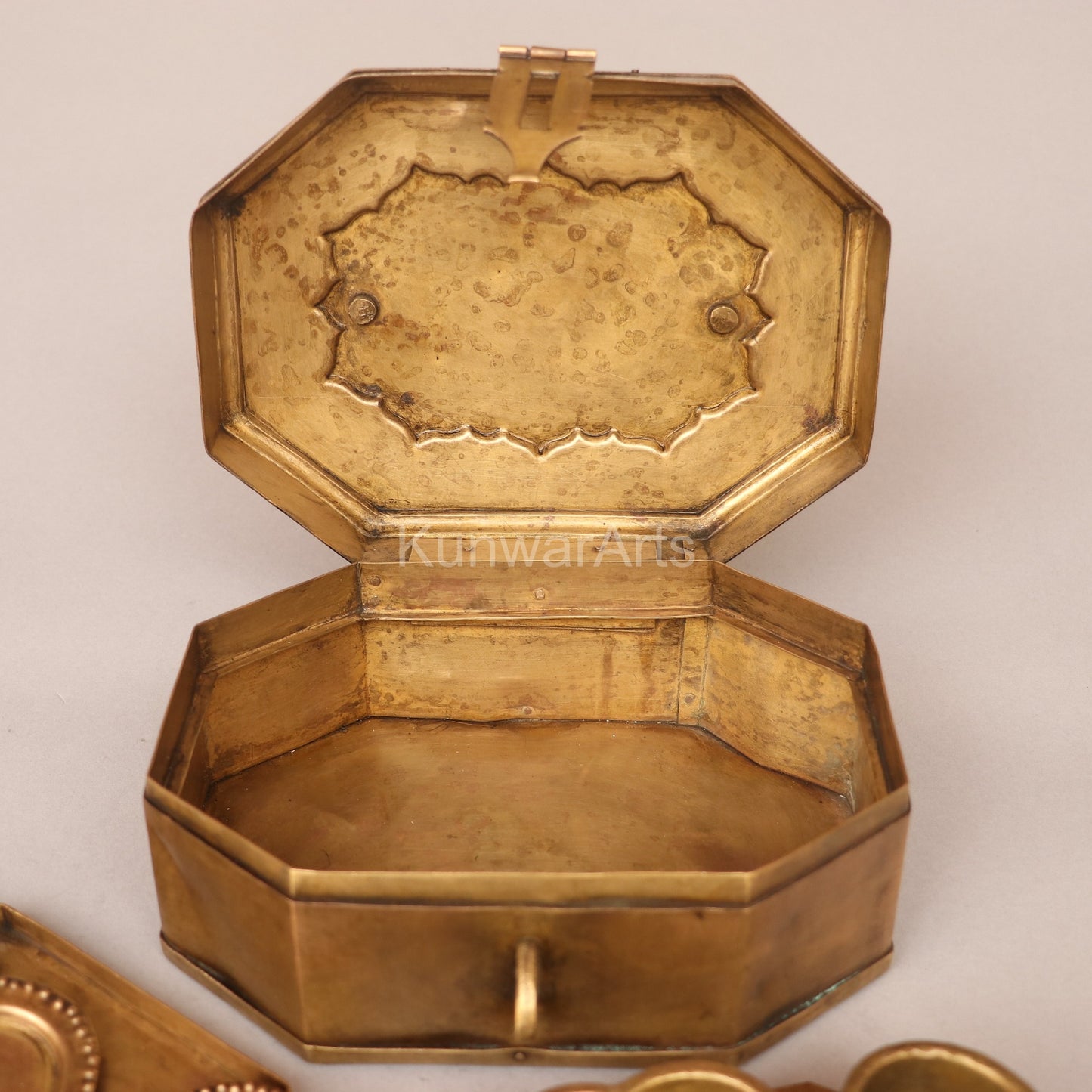 Brass Kumkum Box