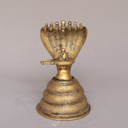 Lord Shiva Lingam Brass Décor Figurine