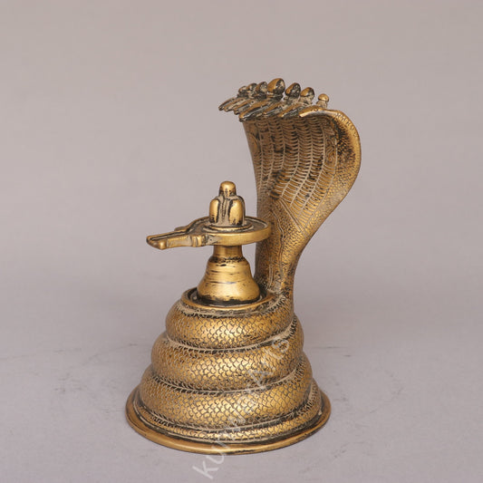 Lord Shiva Lingam Brass Décor Figurine