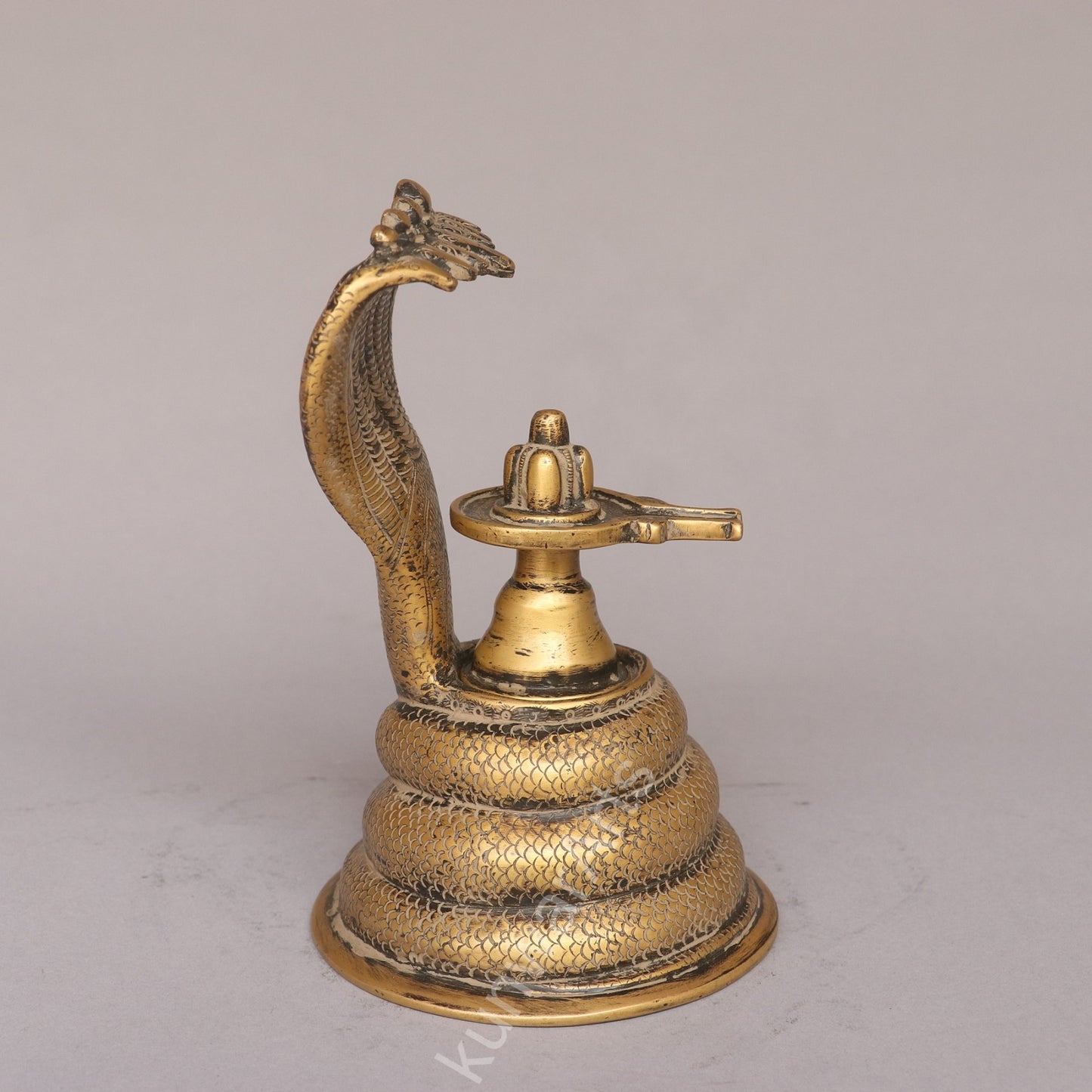 Lord Shiva Lingam Brass Décor Figurine
