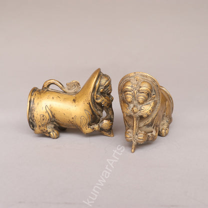 Brass Vintage Finish Palanquin Poles Set