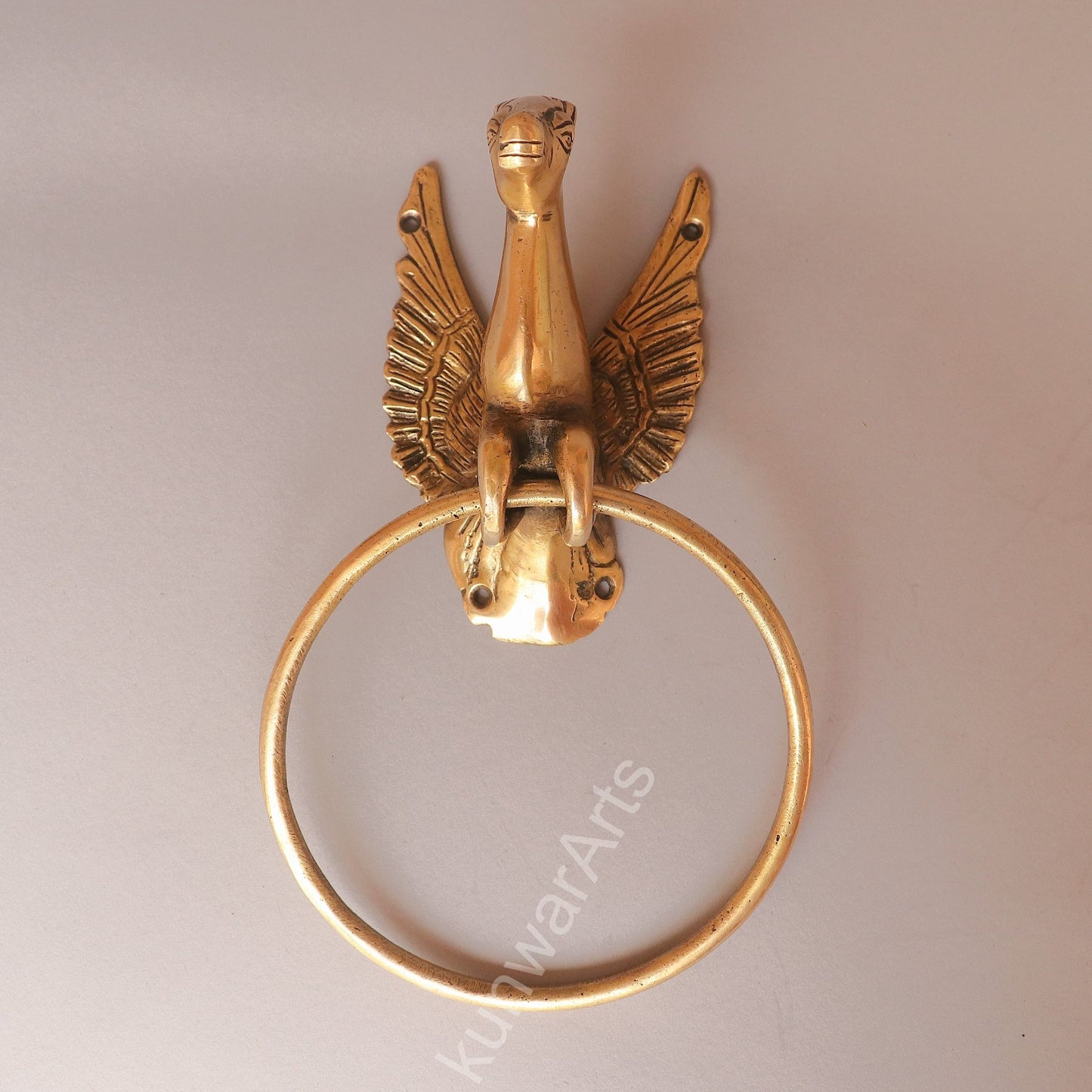Handcrafted Brass Towel Hanger