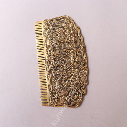 Handcrafted Brass Hair Comb
