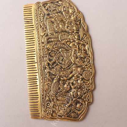 Handcrafted Brass Hair Comb