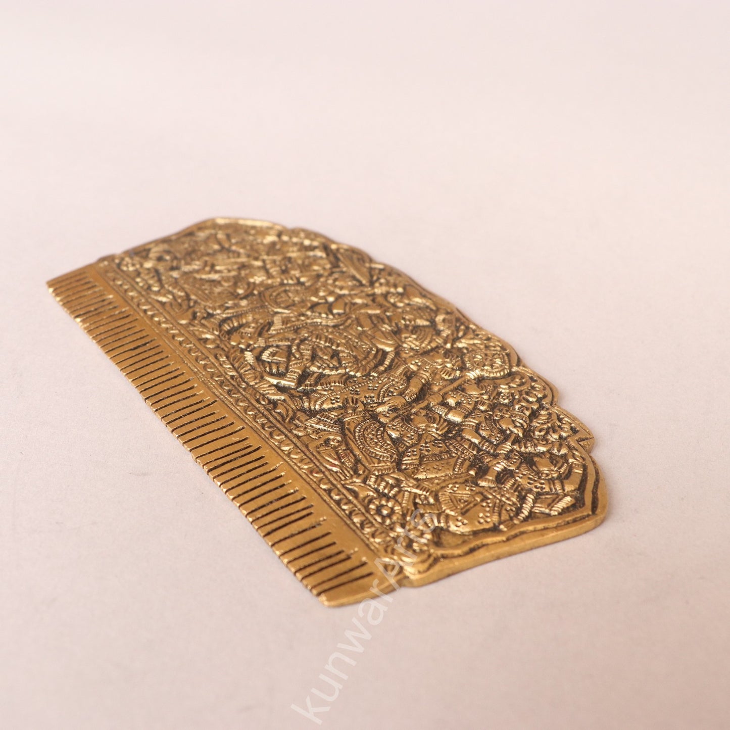 Handcrafted Brass Hair Comb