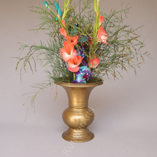 Brass Vintage Flower Vases
