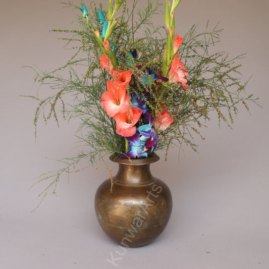 Vintage Brass Flower Vases