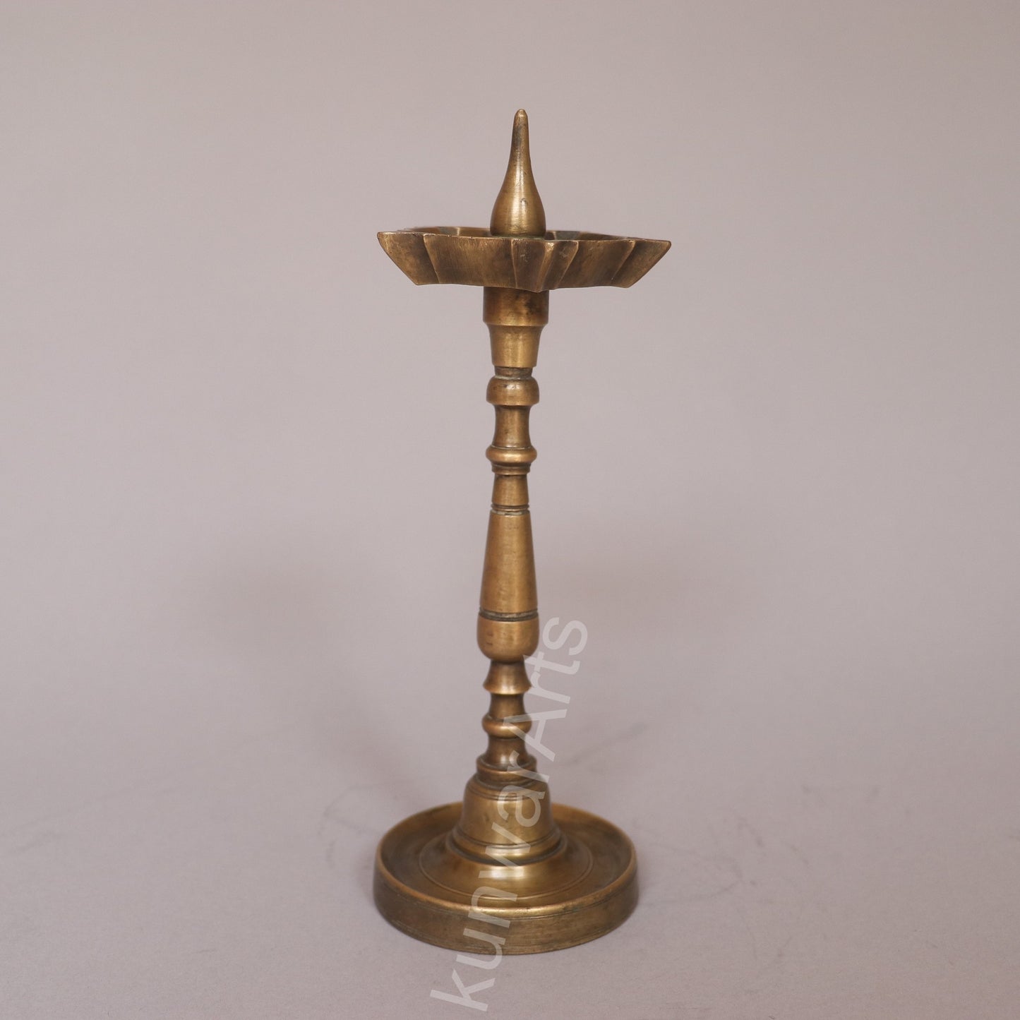 Brass Home Décor Oil Lamp Illumination and Abundance