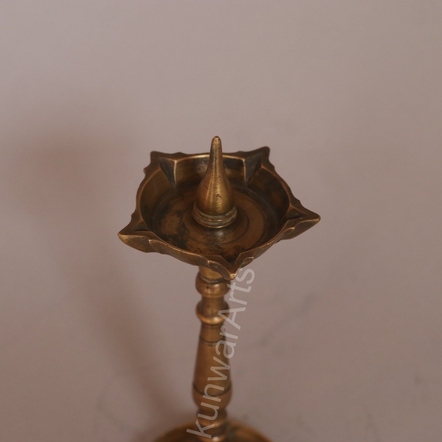 Brass Home Décor Oil Lamp Illumination and Abundance