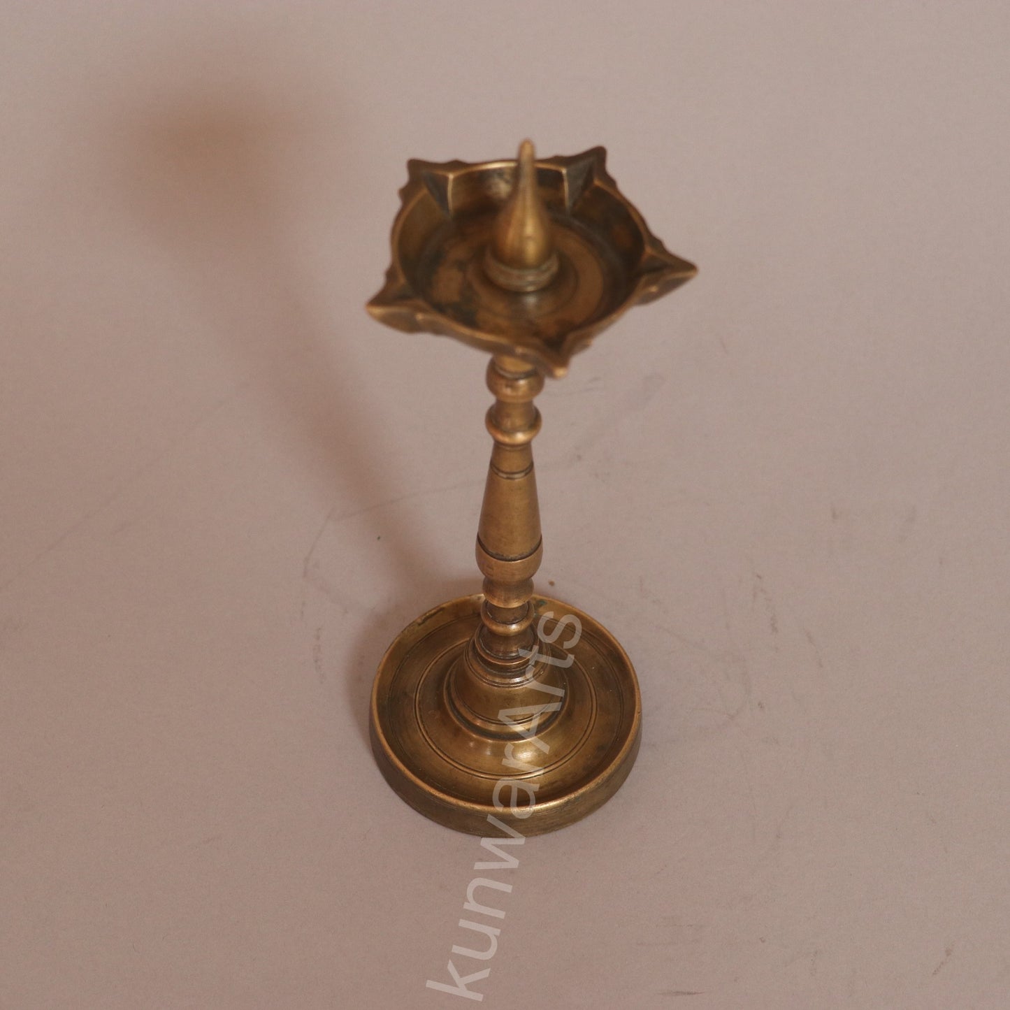 Brass Home Décor Oil Lamp Illumination and Abundance