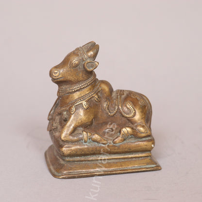 Brass Shiva and Nandi Idol