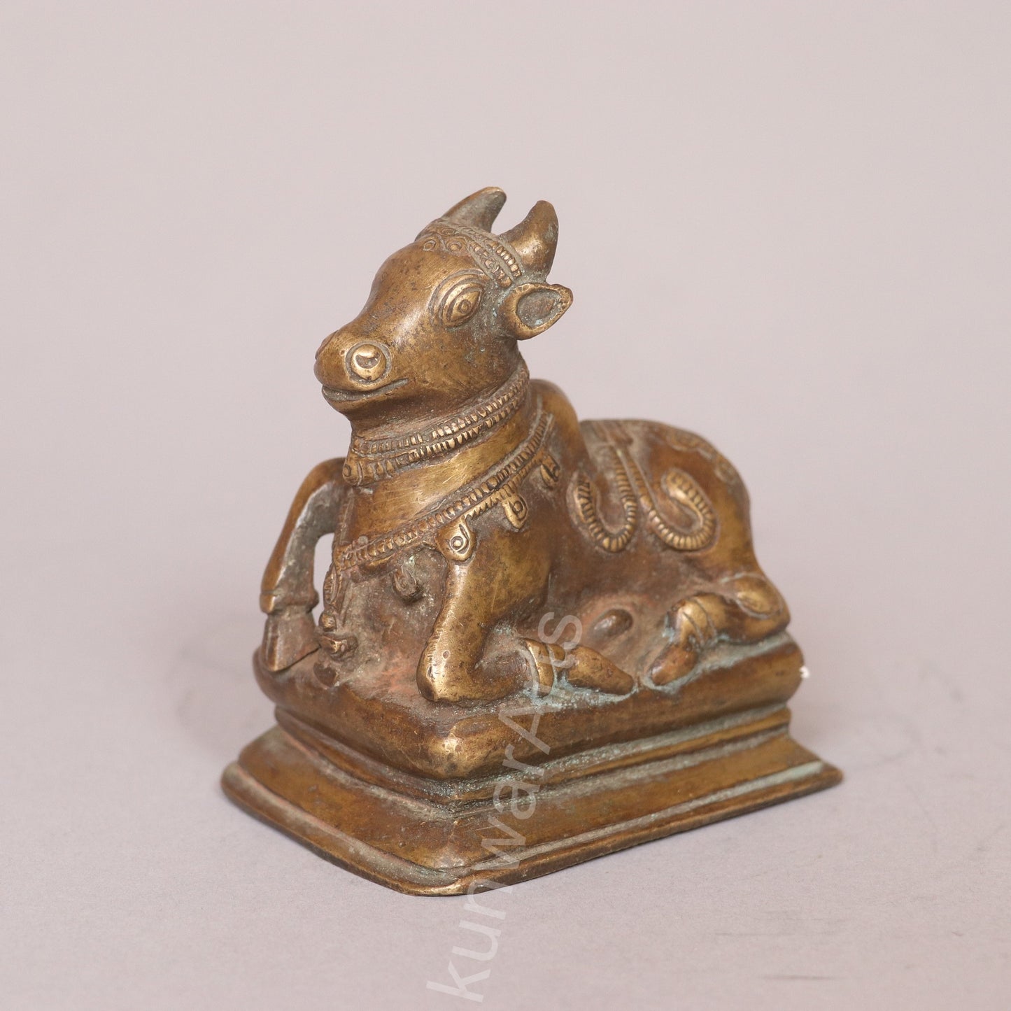 Brass Shiva and Nandi Idol